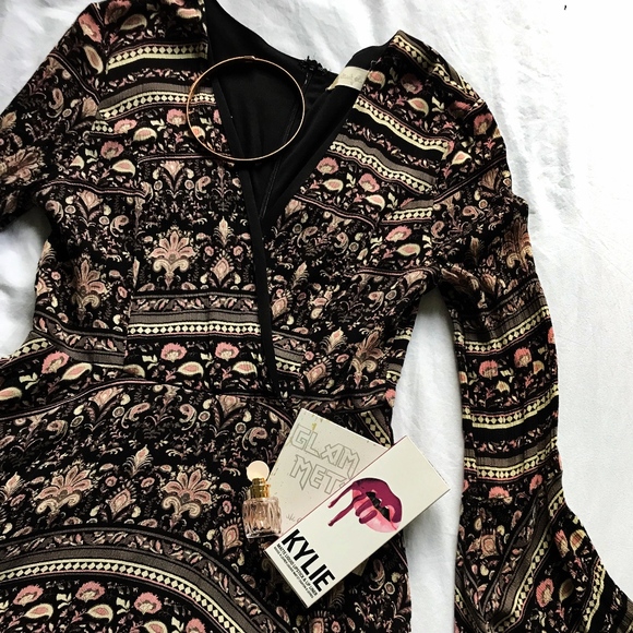 Altar'd State Dresses & Skirts - 🌸Altar'd State Black Pattern Boho Dress🌸